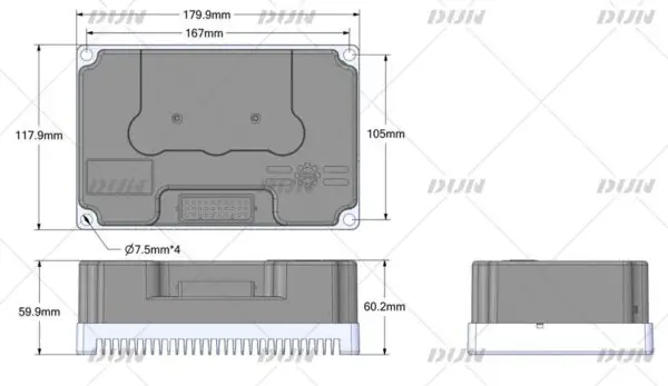 Nanjing Fardriver ND72450 48V-72V DC 200A Phase 450A BLDC Motor - Image 2