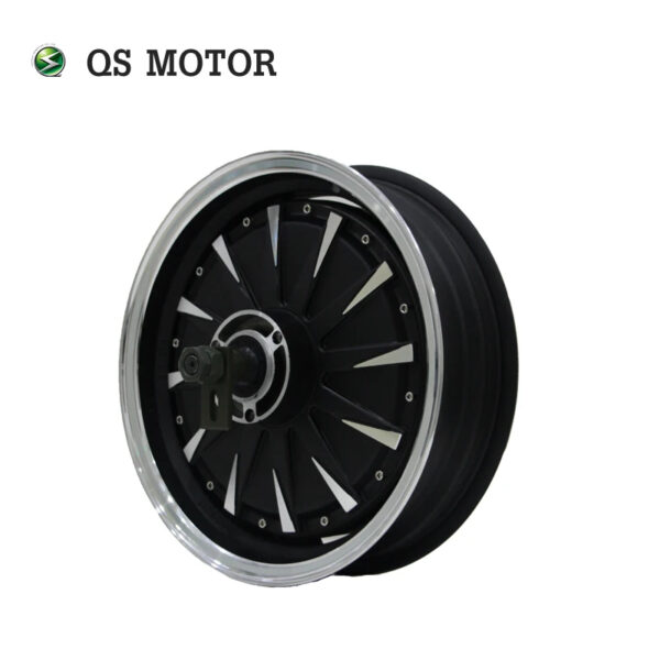 QS Motor 12*3.5inch 5000W V4 48V 100kph 72V 150kph Hub Motor for Electric Motorcycle - Image 5