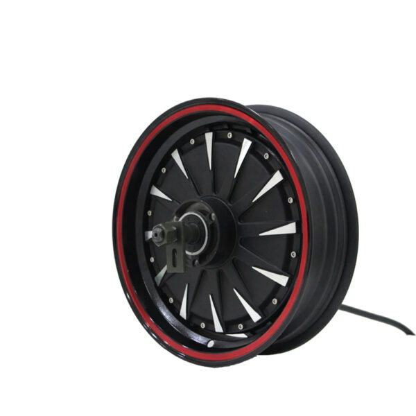 QS Motor 12*3.5inch 5000W V4 48V 100kph 72V 150kph Hub Motor for Electric Motorcycle - Image 7