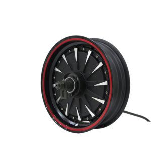 QS Motor 12*3.5inch 5000W V4 48V 100kph 72V 150kph Hub Motor for Electric Motorcycle