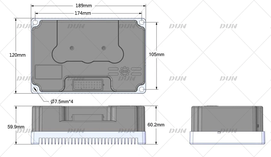 Fardriver Controller ND72450 450A BLDC ECU With N1S One-LIN Speedometer - Image 6