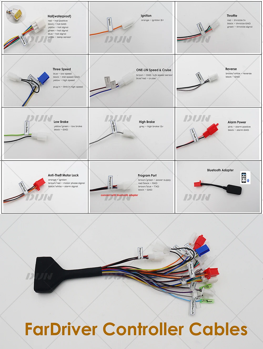 Fardriver Controller ND72450 450A BLDC ECU With N1S One-LIN Speedometer - Image 7
