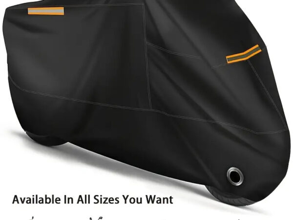 Various Sizes Universal 210D Reinforced Motorcycle And Electric Vehicle Cover, Sturdy All-Season Motorcycle Shelter