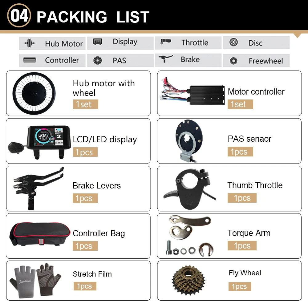 72V5000W 20/24/26x4.0" Electric Fat Bike Conversion Kit Dropout 170mm Brushless Non-gear Rear Hub Motor Wheel For eBike kit - Image 5