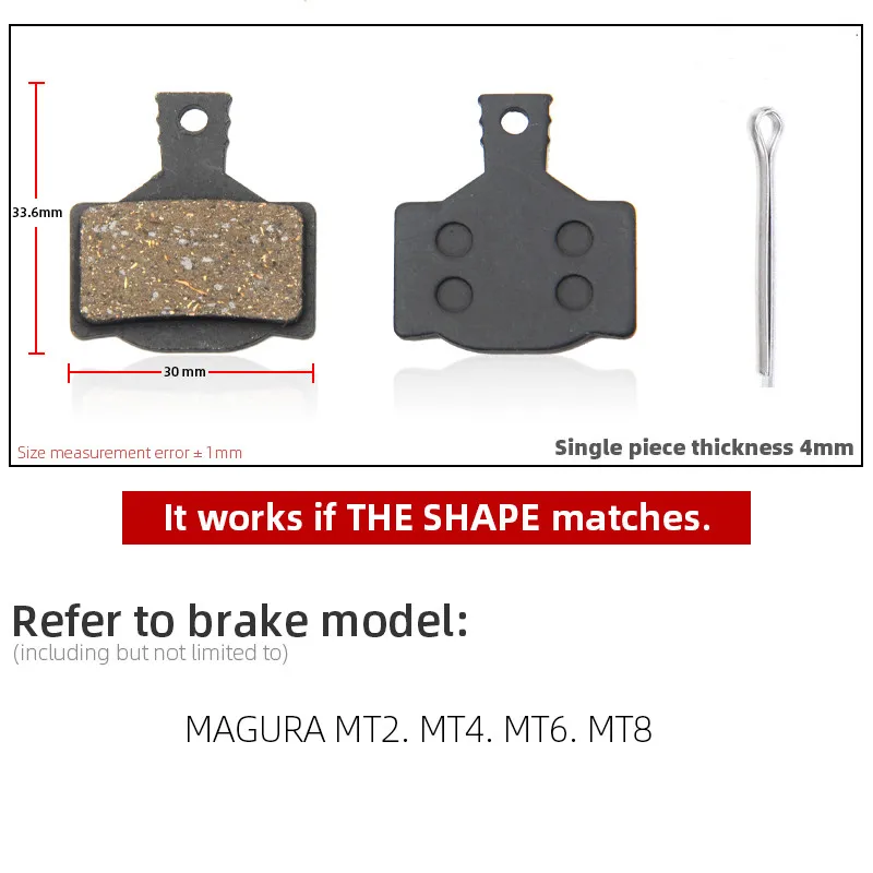 30 Pairs 60 Pcs Bicycle Bike Cycling Disc Brake Pads for SHIMANO AVID HAYES SRAM Magura Formula Hope and Scooter - Image 23