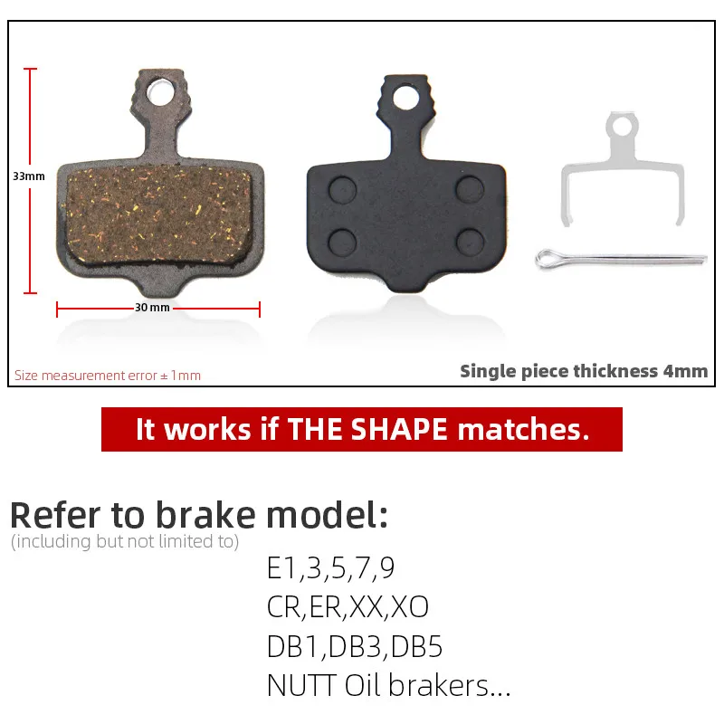 30 Pairs 60 Pcs Bicycle Bike Cycling Disc Brake Pads for SHIMANO AVID HAYES SRAM Magura Formula Hope and Scooter - Image 10