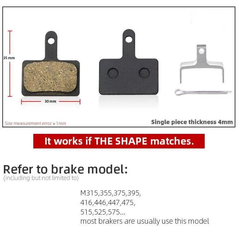 30 Pairs 60 Pcs Bicycle Bike Cycling Disc Brake Pads for SHIMANO AVID HAYES SRAM Magura Formula Hope and Scooter - Image 9