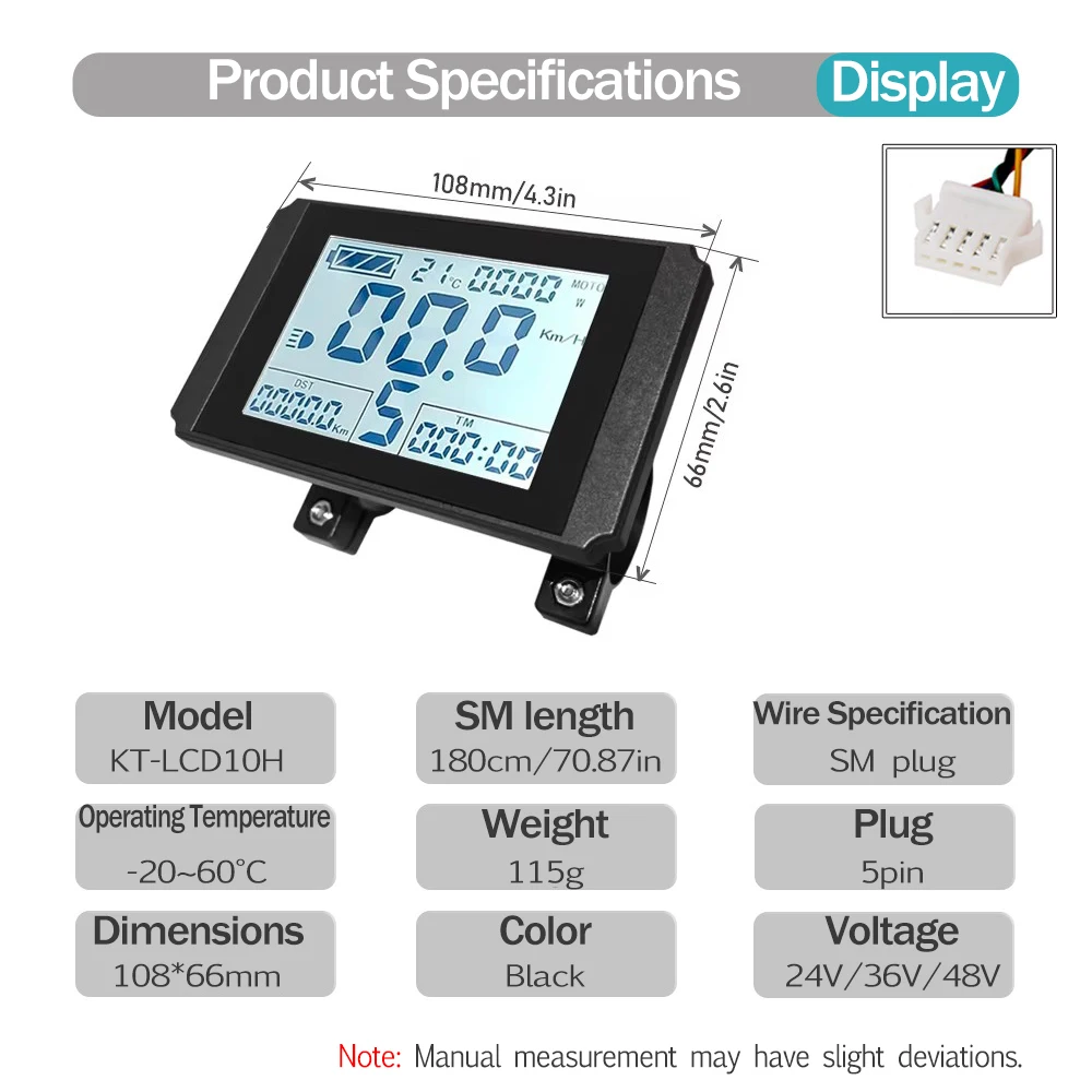 KT Ebike LCD Display Kunteng 24V 36V 48V Lcd3 lcd8h led 880 LCD7 Electric Bicycle Bike Display for Electric Bike Kit Support USB - Image 40