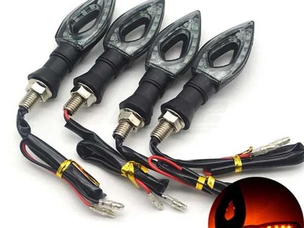 Universal LED Motorcycle & Electric Bike Turn Signal Lights – 2PCS / 4PCS