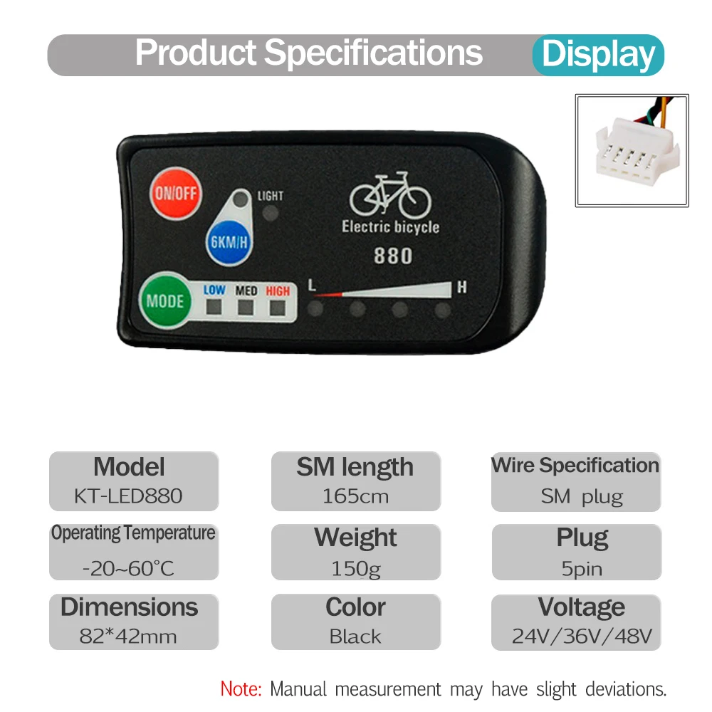 KT Ebike LCD Display Kunteng 24V 36V 48V Lcd3 lcd8h led 880 LCD7 Electric Bicycle Bike Display for Electric Bike Kit Support USB - Image 47
