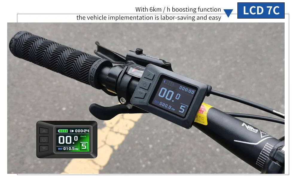 KT Ebike LCD Display Kunteng 24V 36V 48V Lcd3 lcd8h led 880 LCD7 Electric Bicycle Bike Display for Electric Bike Kit Support USB - Image 23