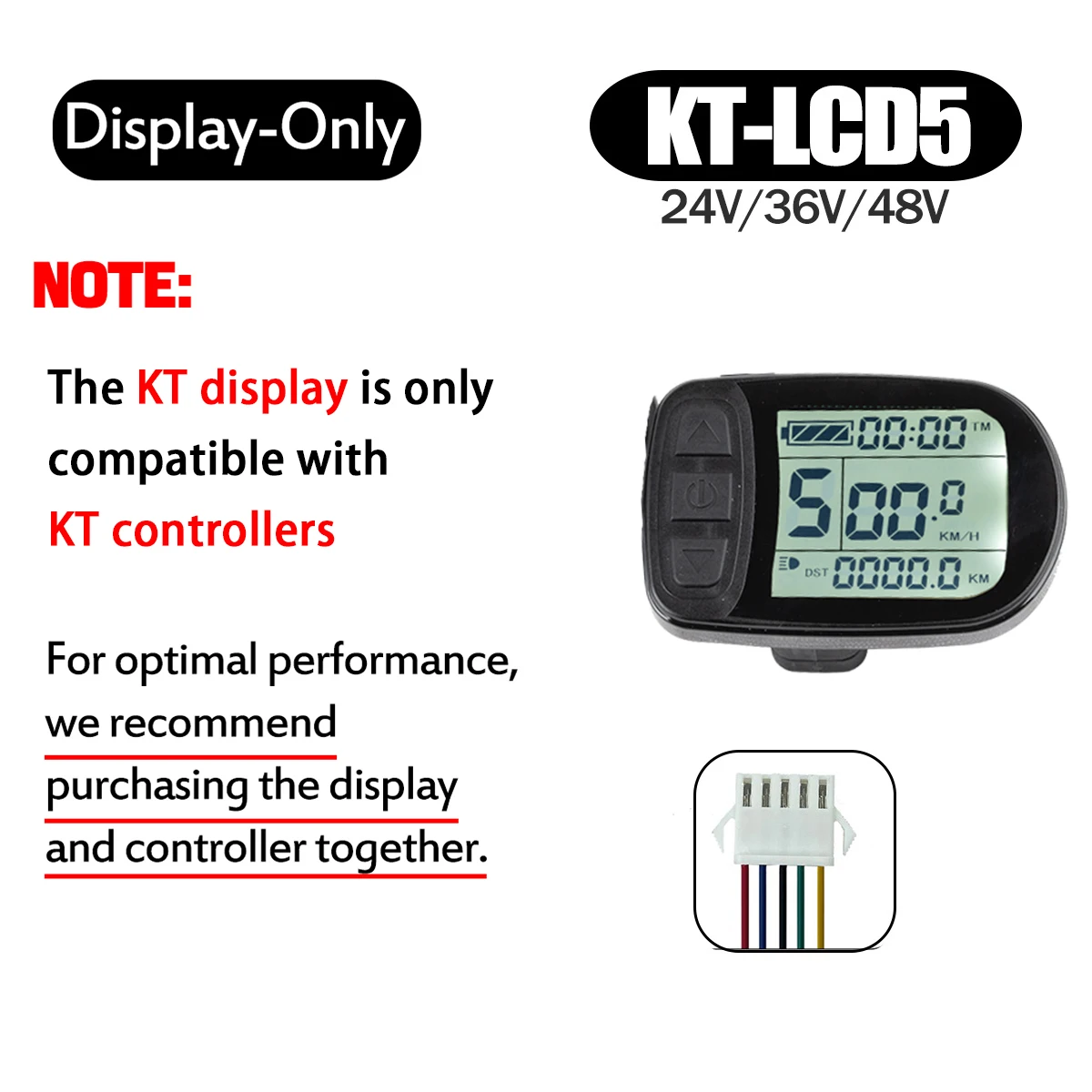 KT Ebike LCD Display Kunteng 24V 36V 48V Lcd3 lcd8h led 880 LCD7 Electric Bicycle Bike Display for Electric Bike Kit Support USB - Image 14