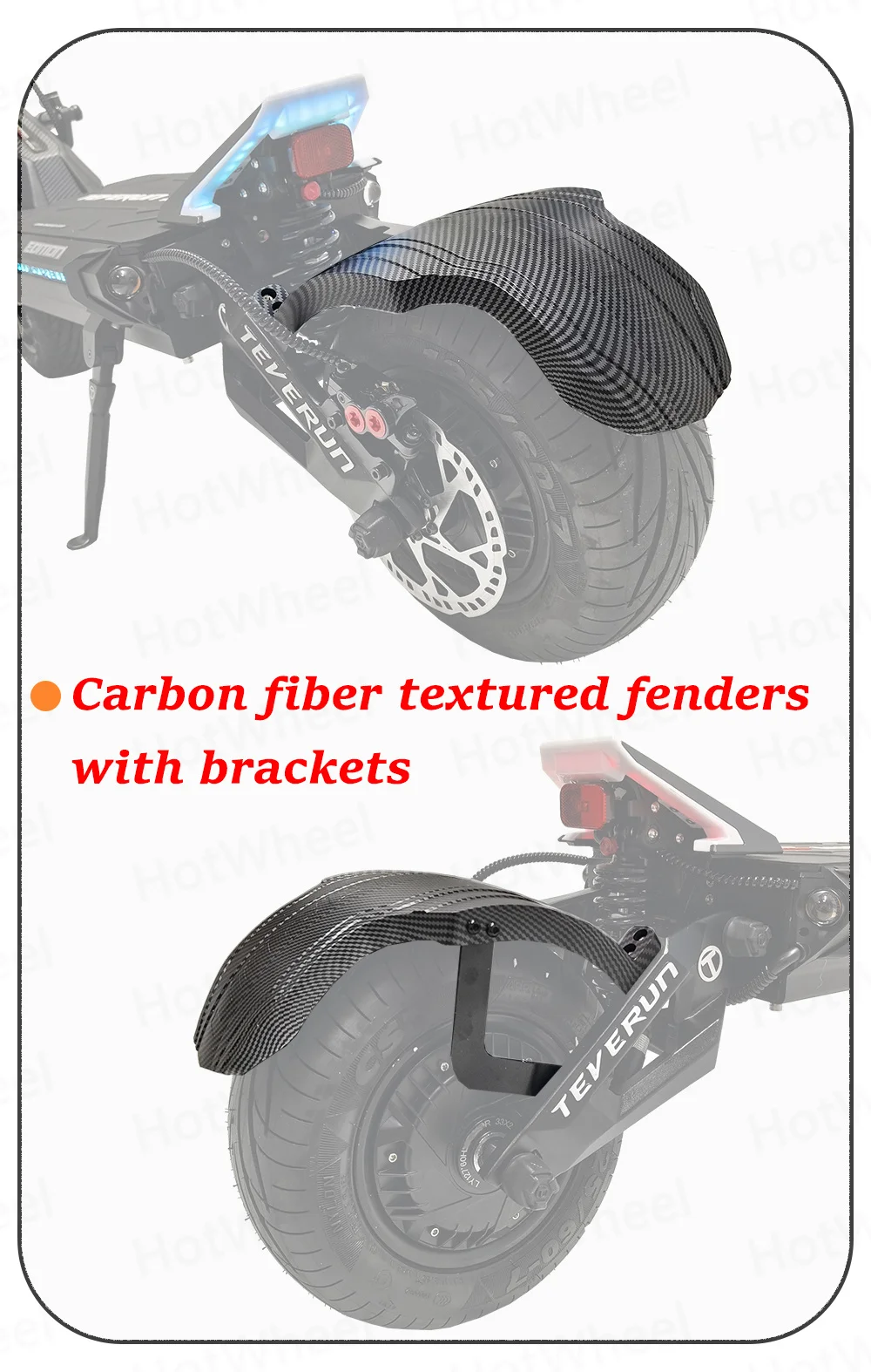 IN Stock 2025 TEVERUN Fighter Supreme+ 7260R V4 2500W*2 Dual Motor 72V 60Ah Battery 4inch Display 4-Pistons Hydraulic Brake - Image 21