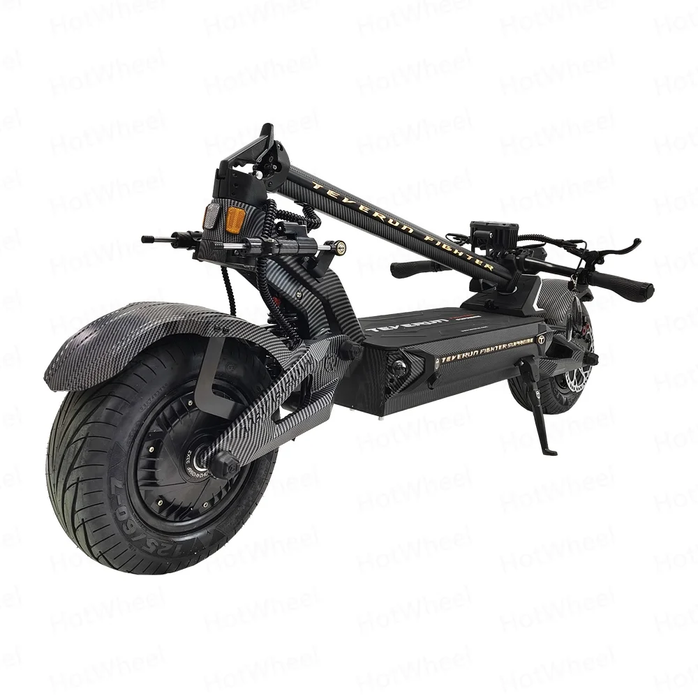 IN Stock 2025 TEVERUN Fighter Supreme+ 7260R V4 2500W*2 Dual Motor 72V 60Ah Battery 4inch Display 4-Pistons Hydraulic Brake - Image 4