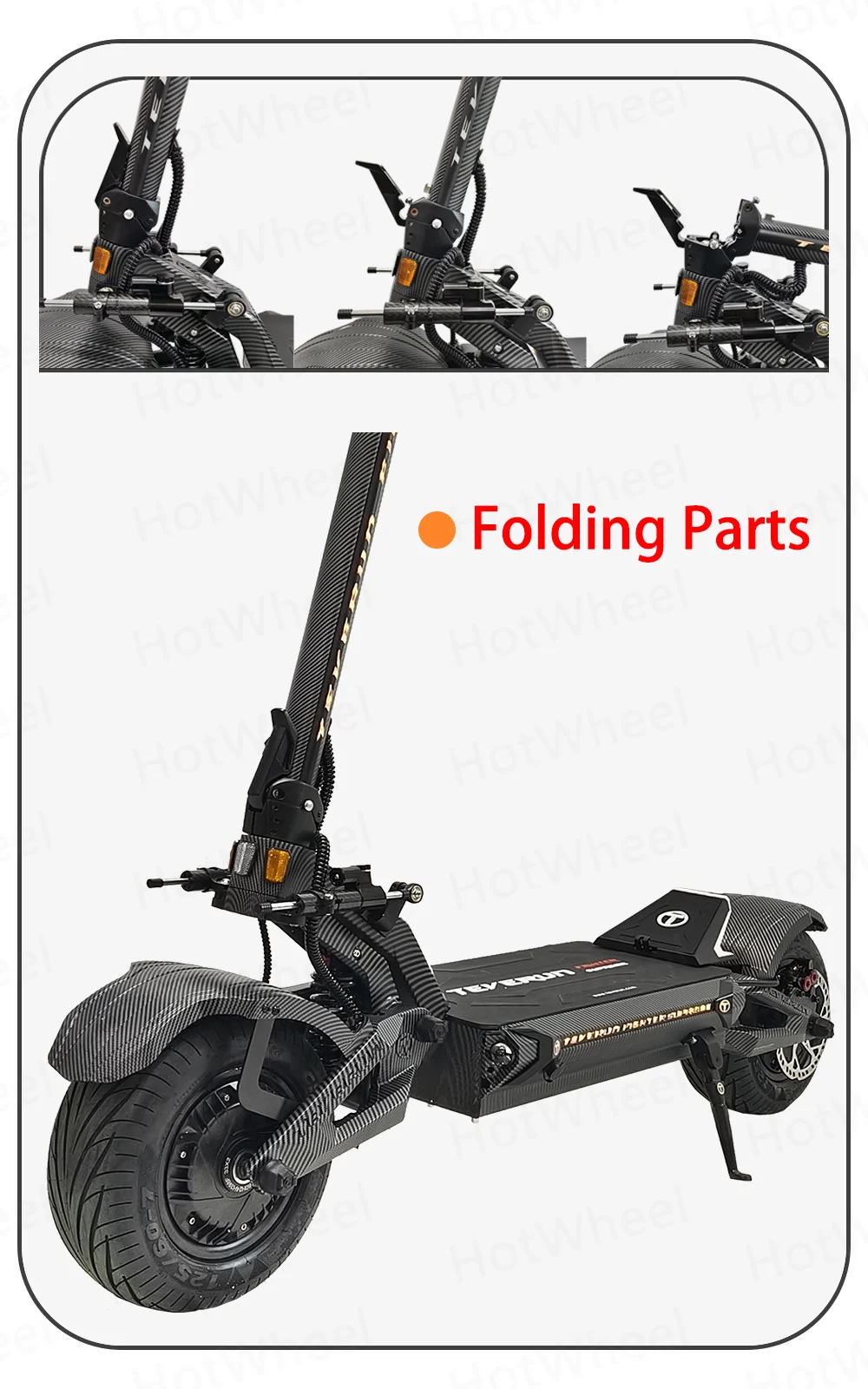 IN Stock 2025 TEVERUN Fighter Supreme+ 7260R V4 2500W*2 Dual Motor 72V 60Ah Battery 4inch Display 4-Pistons Hydraulic Brake - Image 22