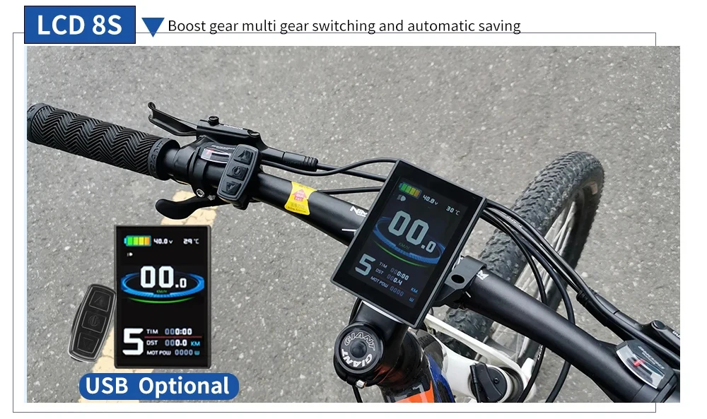 KT Ebike LCD Display Kunteng 24V 36V 48V Lcd3 lcd8h led 880 LCD7 Electric Bicycle Bike Display for Electric Bike Kit Support USB - Image 22