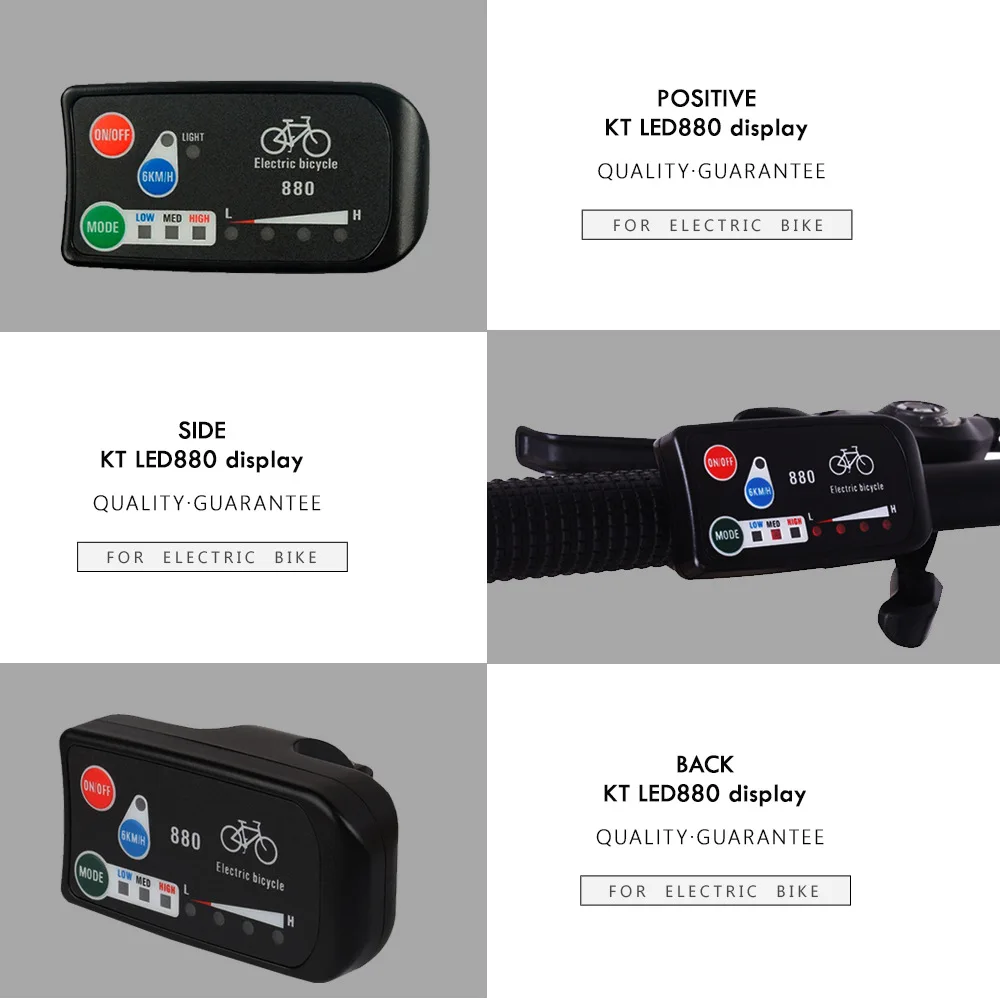 KT Ebike LCD Display Kunteng 24V 36V 48V Lcd3 lcd8h led 880 LCD7 Electric Bicycle Bike Display for Electric Bike Kit Support USB - Image 48