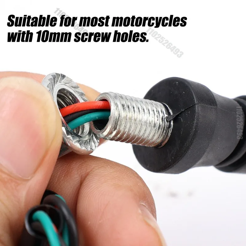 LED Headlight Double-sided Turn Signal Light-emitting Arrow Two-color Flowing Water Turn Ligh Universal For Motorcycle - Image 16