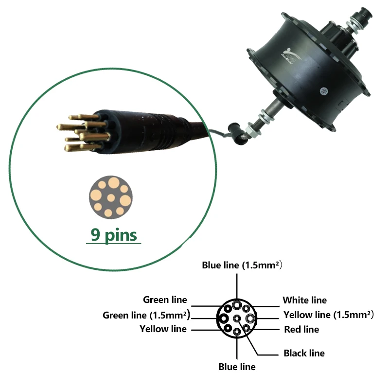 48V 1000W Fat Tire Rear Hub Motor – 20” & 26” - Image 16