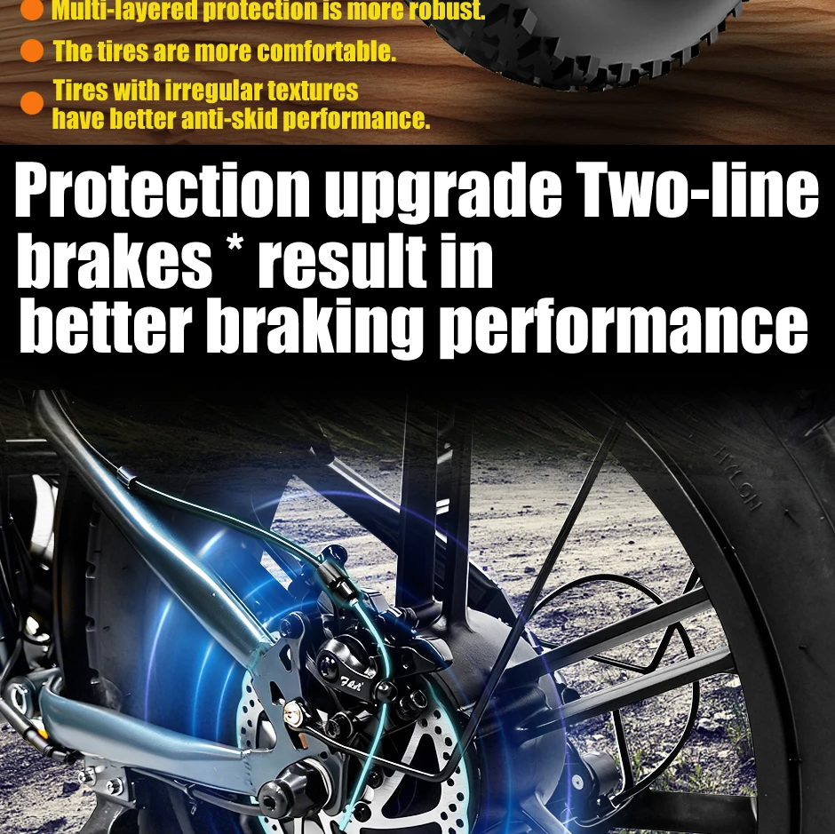 DEEPOWER Q7 luxury Edition Electric Bicycle 2000W 48V 60A Mountain and off-road E-bike 20-inch all-terrain Electric Bike - Image 20