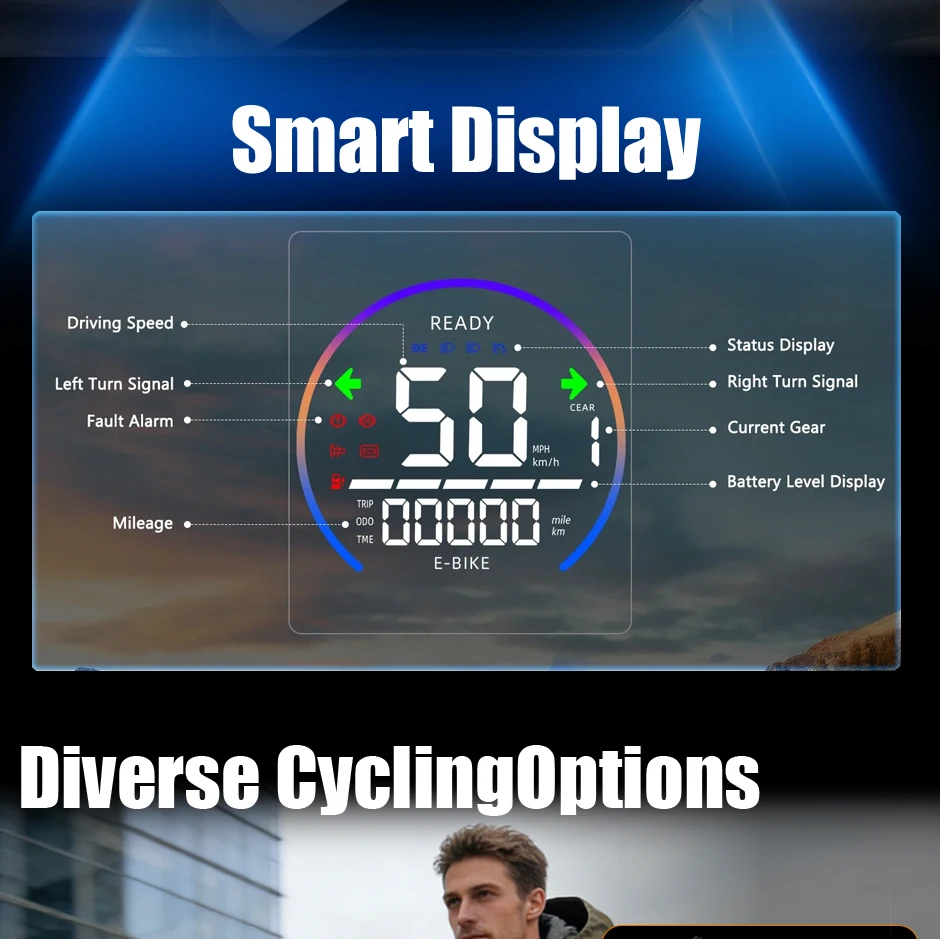 DEEPOWER Q7 luxury Edition Electric Bicycle 2000W 48V 60A Mountain and off-road E-bike 20-inch all-terrain Electric Bike - Image 28