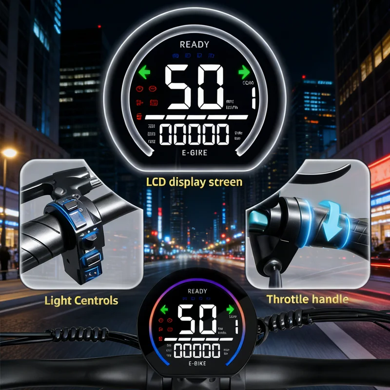 DEEPOWER Q7 luxury Edition Electric Bicycle 2000W 48V 60A Mountain and off-road E-bike 20-inch all-terrain Electric Bike - Image 2