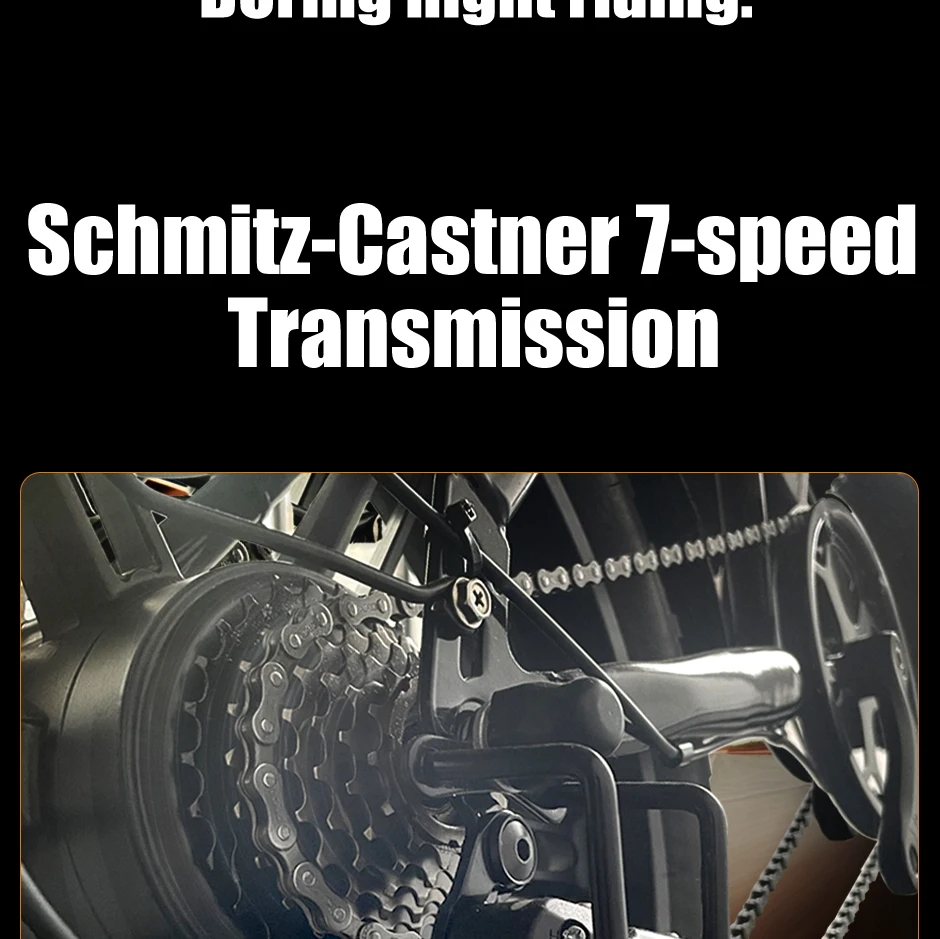 DEEPOWER Q7 luxury Edition Electric Bicycle 2000W 48V 60A Mountain and off-road E-bike 20-inch all-terrain Electric Bike - Image 24