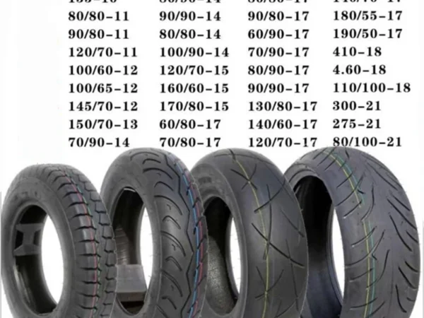 Motorcycle Tubeless Tyre 110/120/140/150/160/180/200 for Honda Yamaha Suzuki Qjmotor Benelli 17 Inch High Speed Motorbike Tire