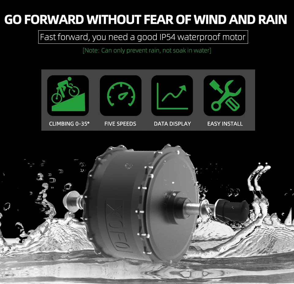 48V 1000W Fat Tire Rear Hub Motor – 20” & 26” - Image 12