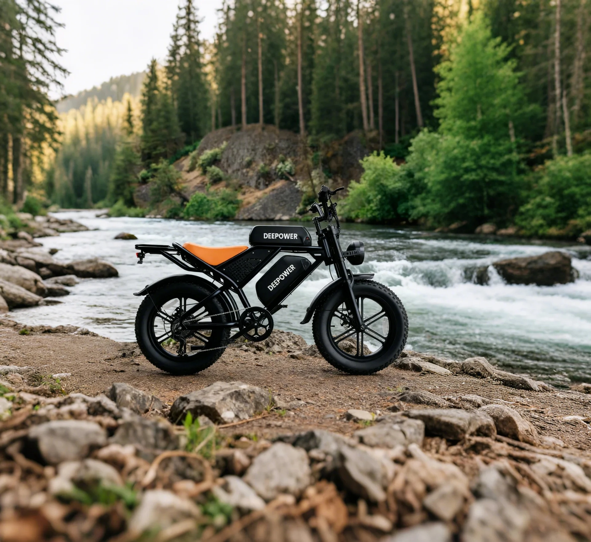 DEEPOWER Q7 luxury Edition Electric Bicycle 2000W 48V 60A Mountain and off-road E-bike 20-inch all-terrain Electric Bike - Image 31