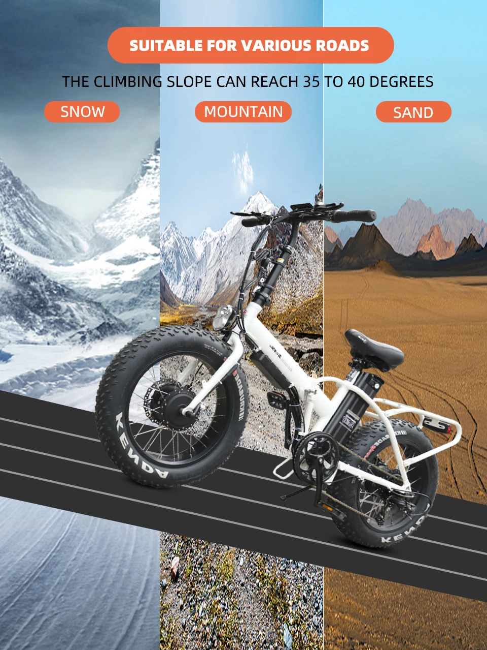 48V 1000W Fat Tire Rear Hub Motor – 20” & 26” - Image 10