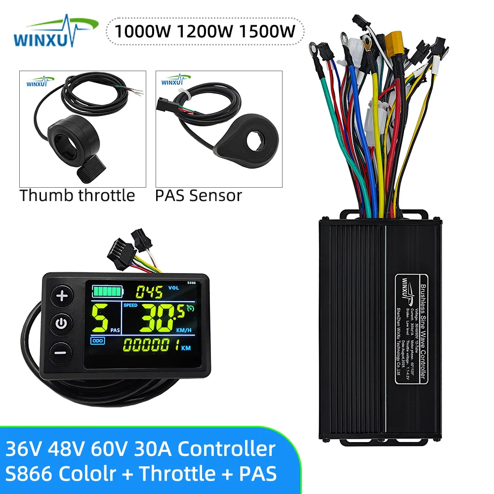 Brushless Motor Sine Wave Controller S866 Color LCD Display - Image 8