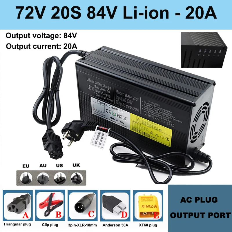 NEW 72V lithium battery charger - Image 11