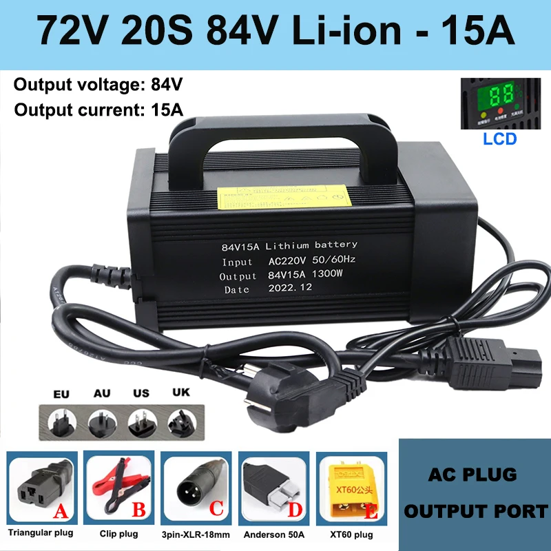 NEW 72V lithium battery charger - Image 12