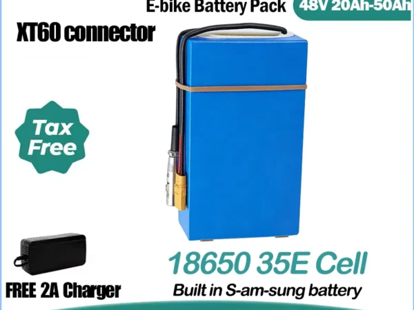 48V Lithium eBike Battery Samsung Cells 14Ah–50Ah Waterproof