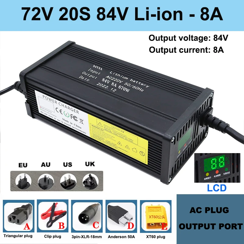 NEW 72V lithium battery charger - Image 9