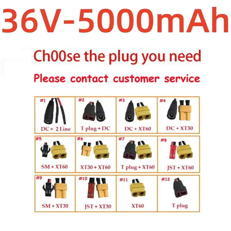 36V 5ah 7ah 10s2p Lithium Battery - Image 7
